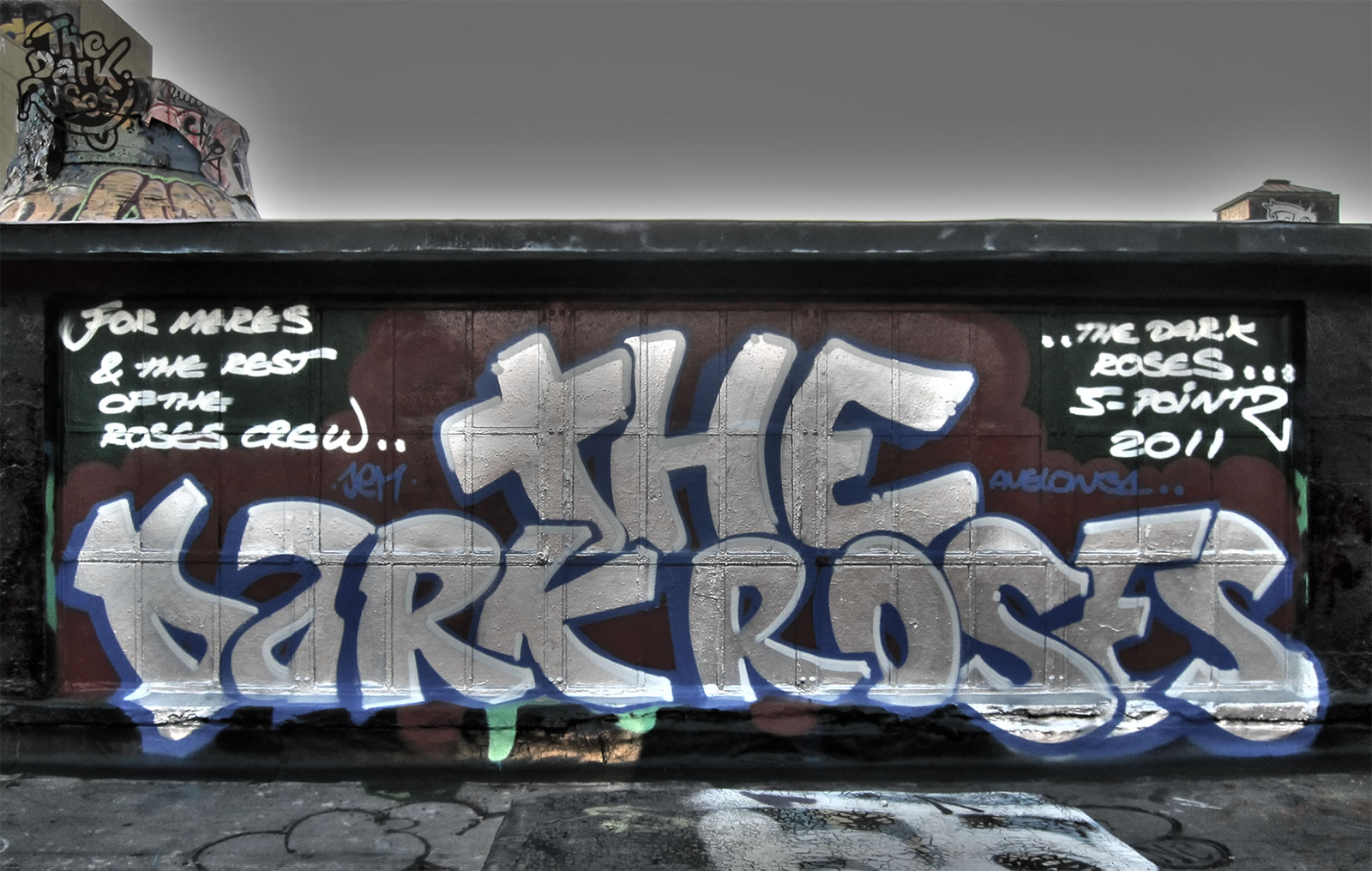 The Dark Roses made by Avelon 31 and Jem. 5Pointz NYC 18. november 2011